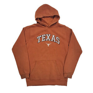 Vintage Texas Longhorns Hoodie Men's Size Medium Pullover Embroidered Horns Logo